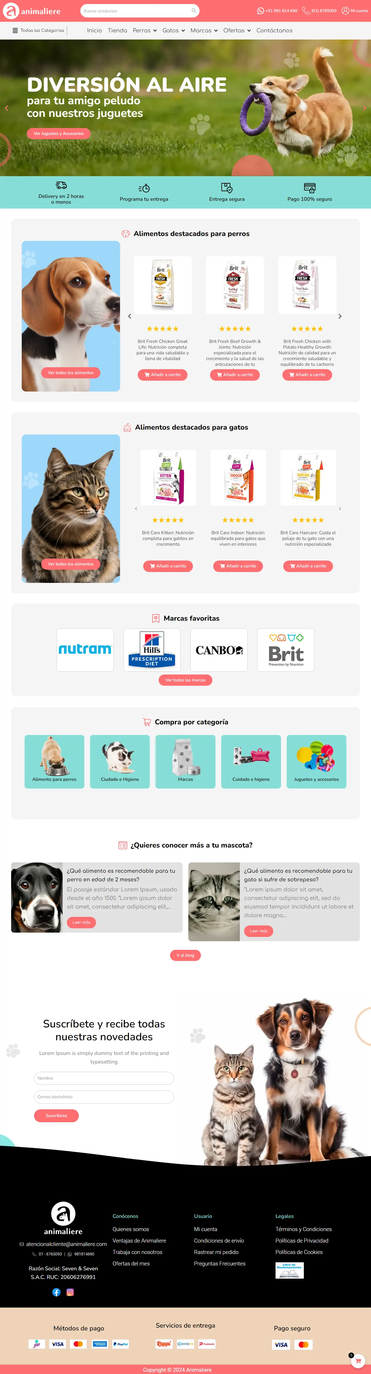 animaliere.com.pe - Imagen 1