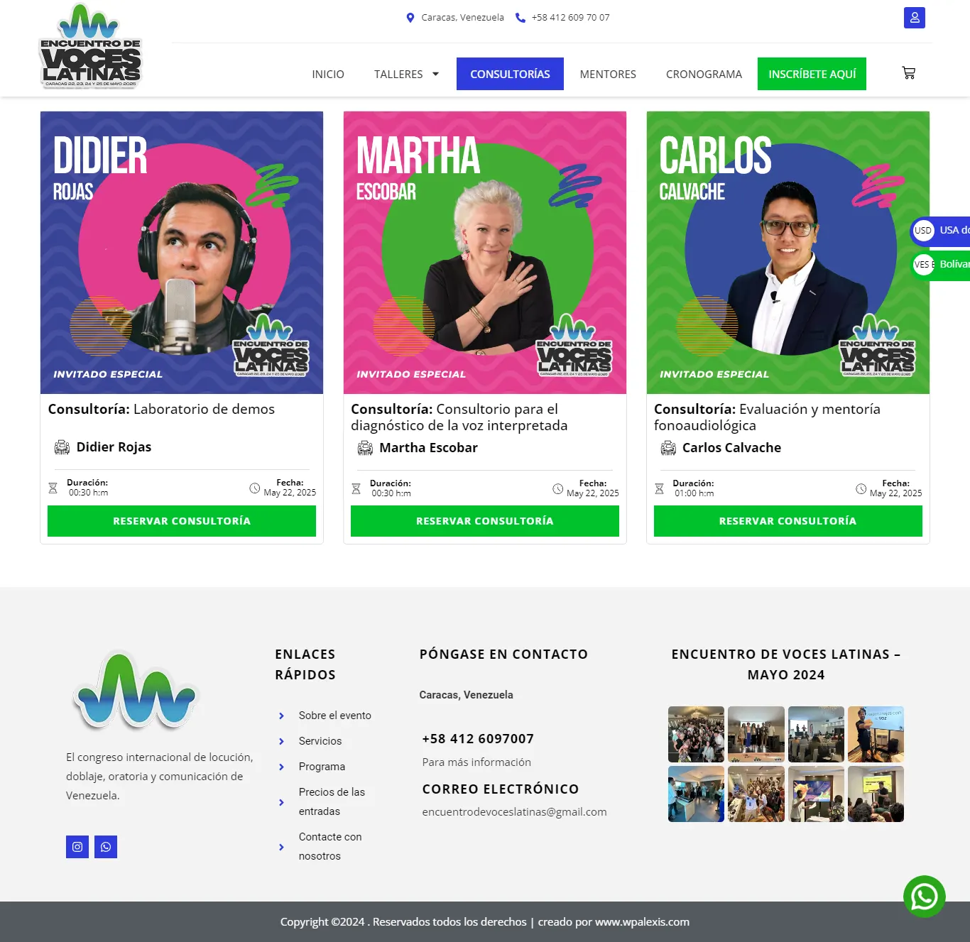 encuentrodevoceslatinas.com - Imagen 8